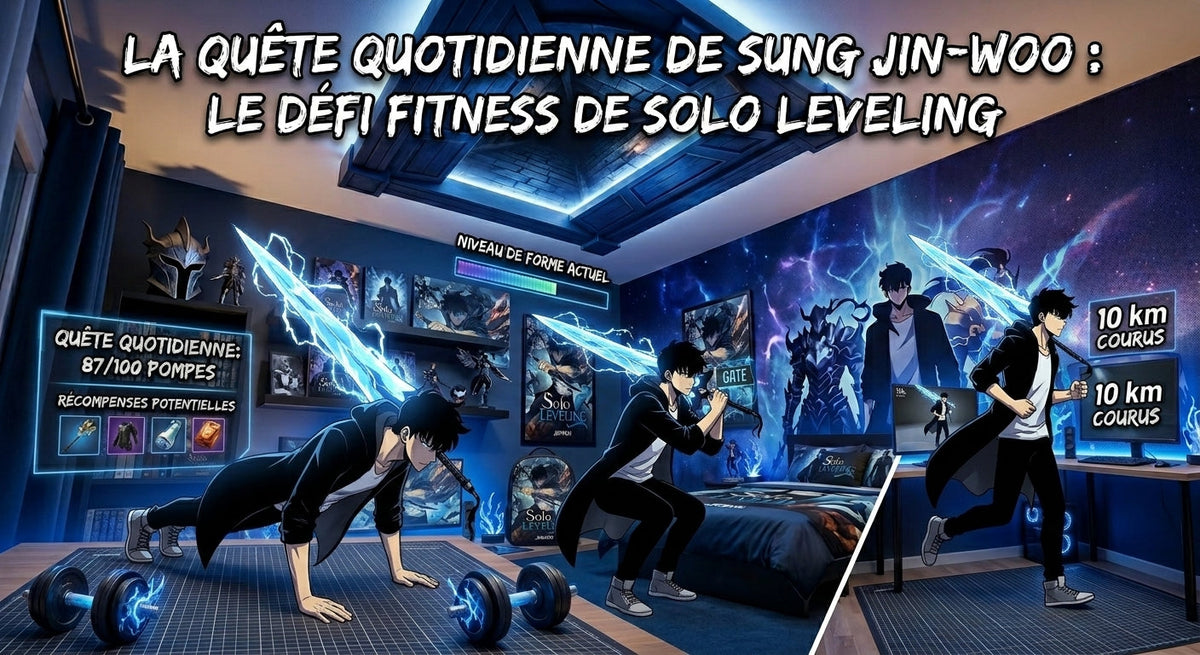 Sung Jin-Woo's Daily Quest: The Solo Leveling Fitness Challenge