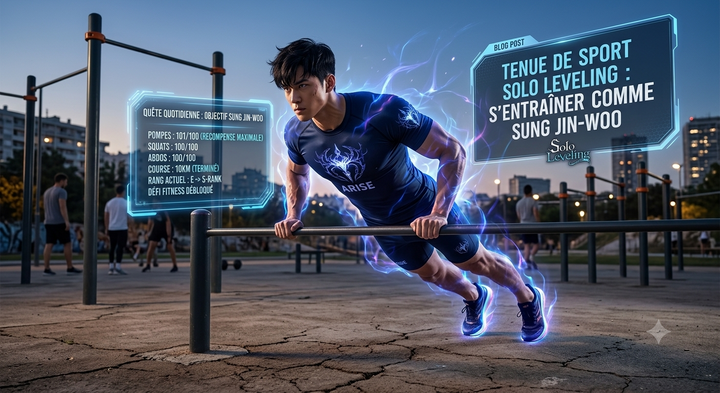 Solo Leveling sportswear: train like Sung Jin-Woo