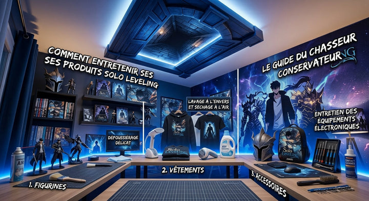 How to care for your Solo Leveling products
