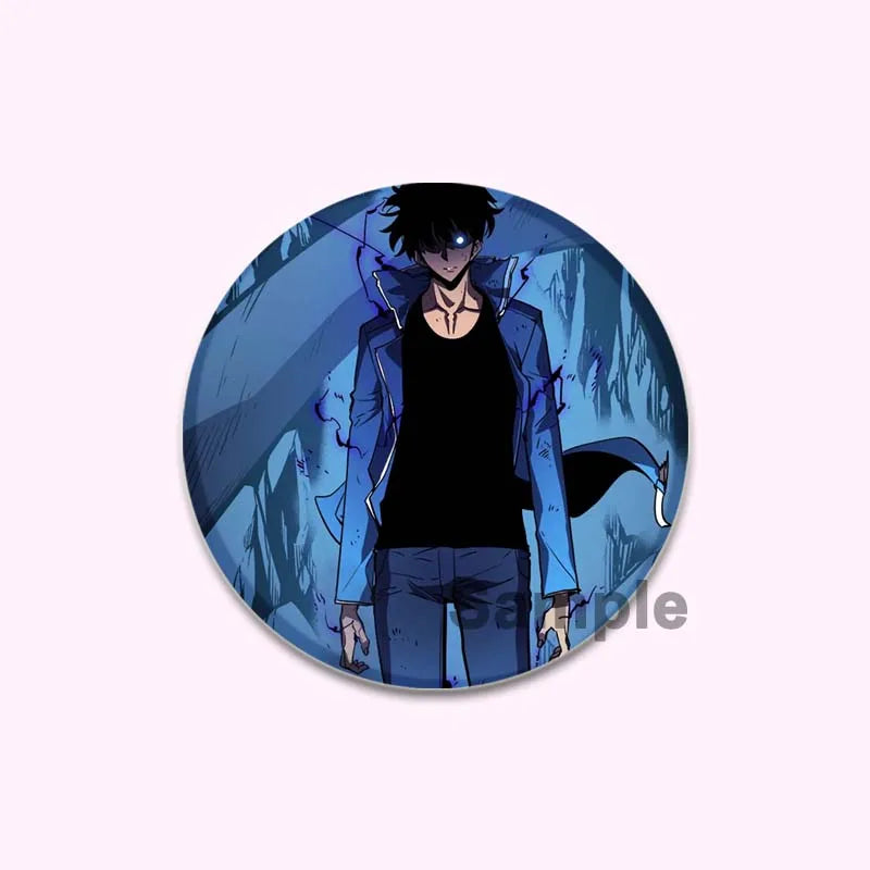 Pin's Solo Leveling Sung Jin-Woo Aura Bleu
