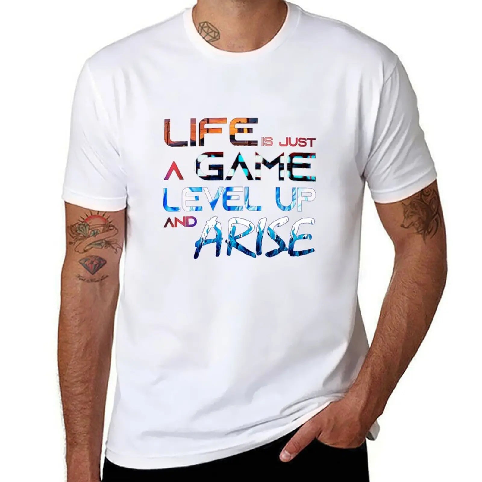 T-shirt Solo Leveling Gamer - photo 8