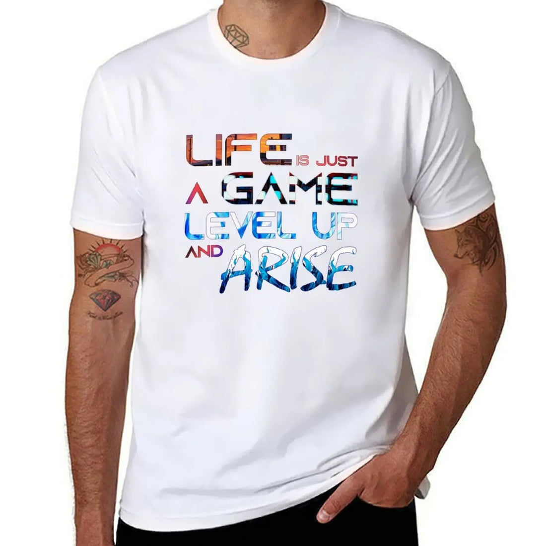 T-shirt Solo Leveling Gamer - photo 8
