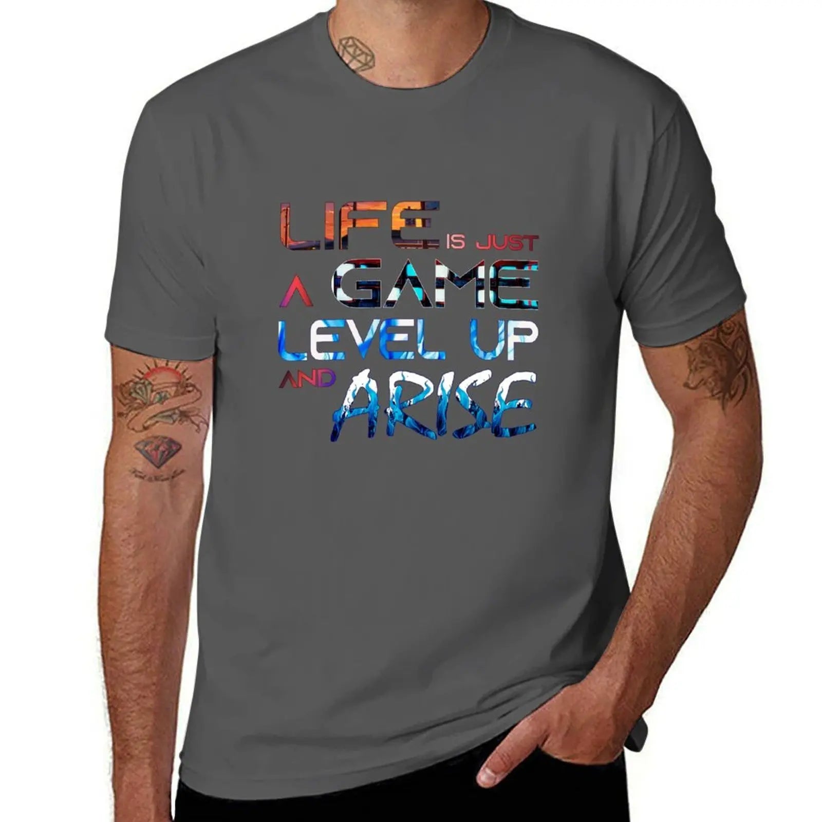 T-shirt Solo Leveling Gamer - photo 6