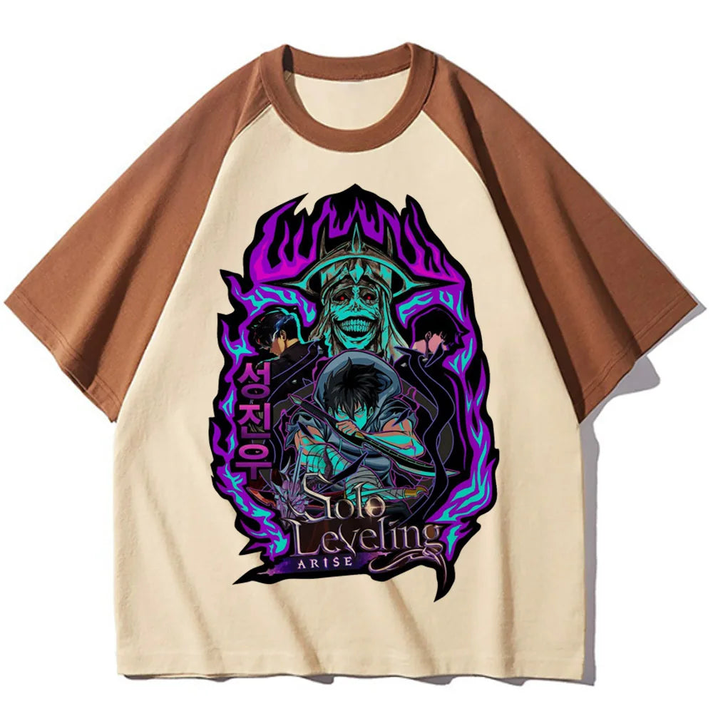 T-shirt Femme Solo Leveling Vintage - photo 17