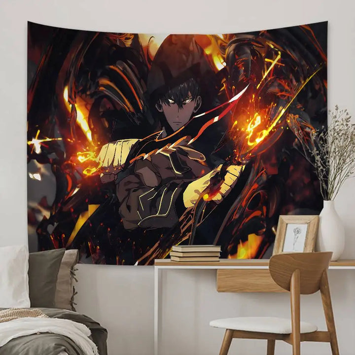 Décoration Murale Solo Leveling Sung Jin-Woo Assassin