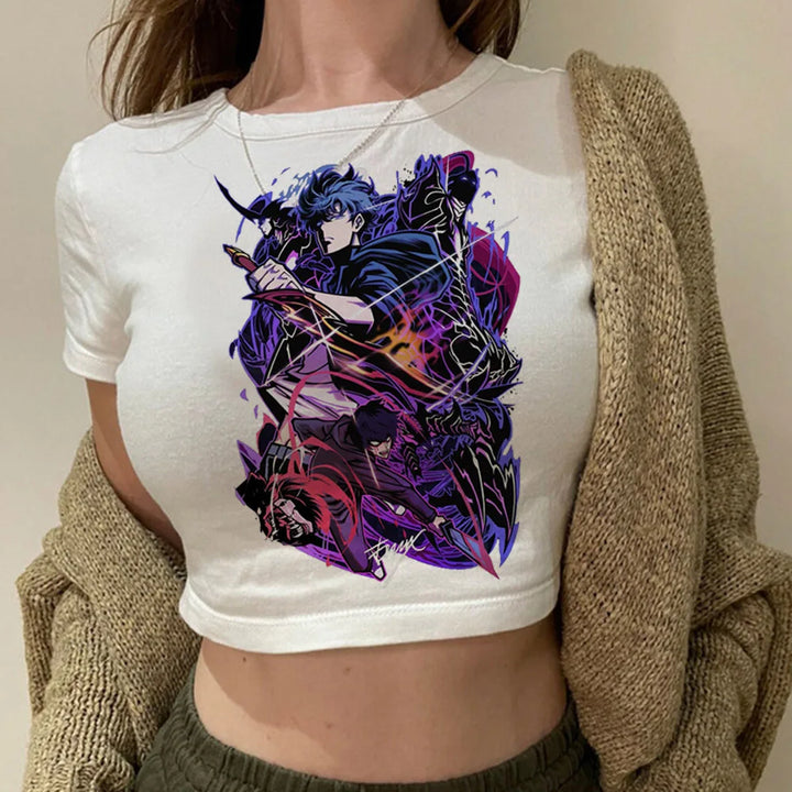 Crop Top Solo Leveling Sung Jin-Woo
