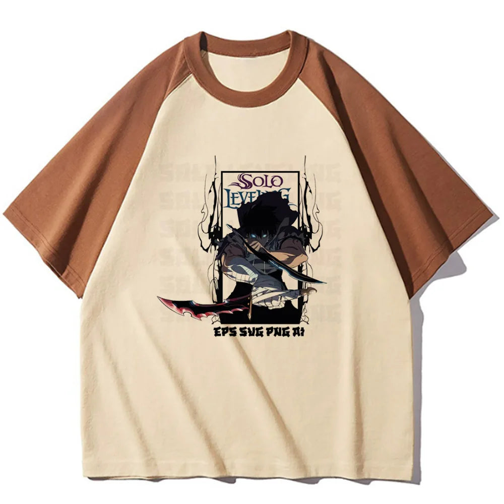 T-shirt Femme Solo Leveling Vintage - photo 13