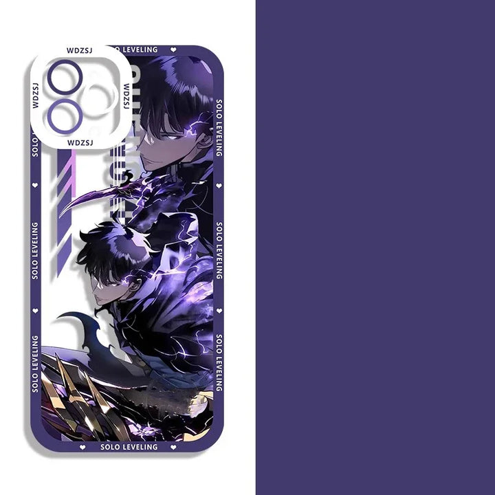 Coque Iphone Solo Leveling Violette
