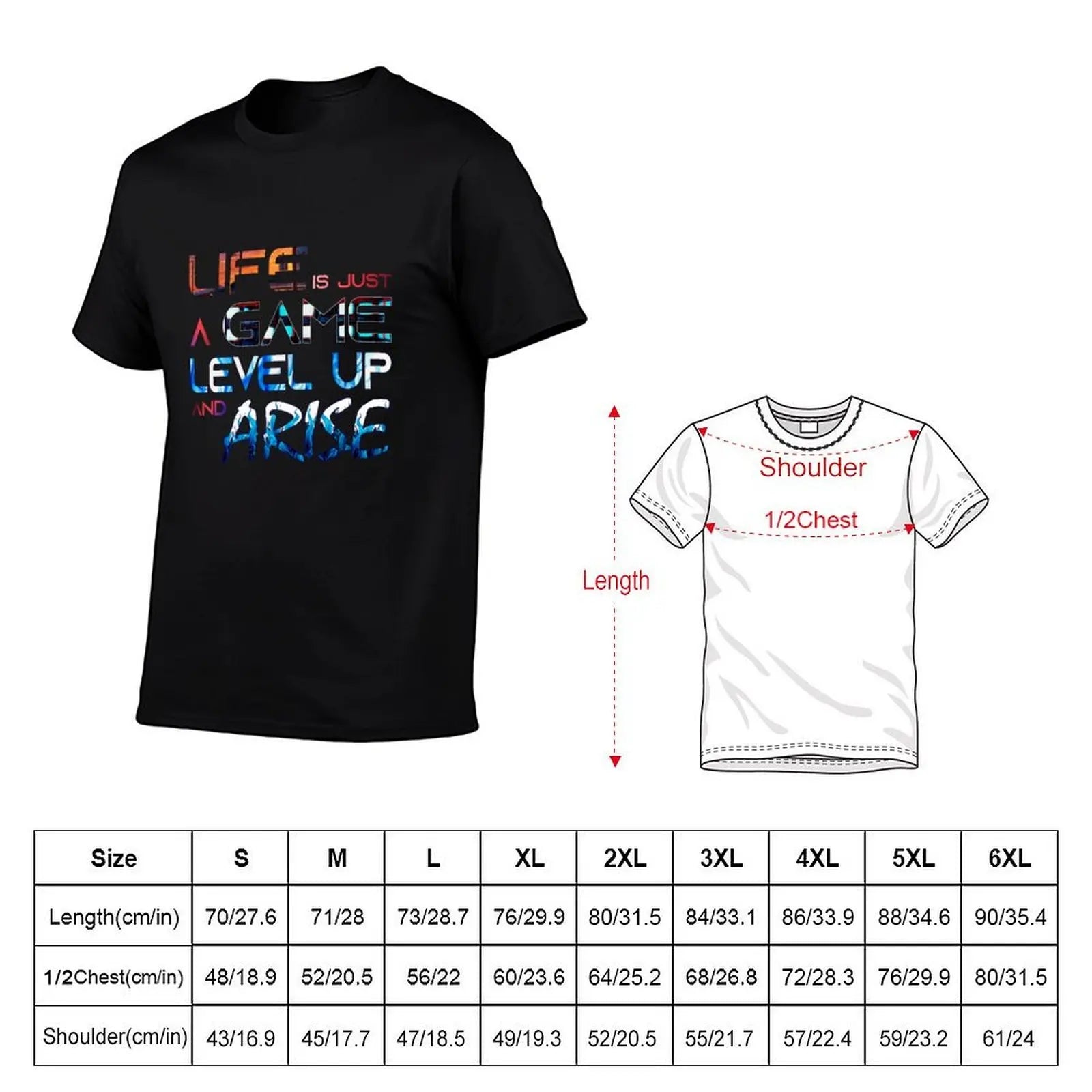 T-shirt Solo Leveling Gamer - photo 5