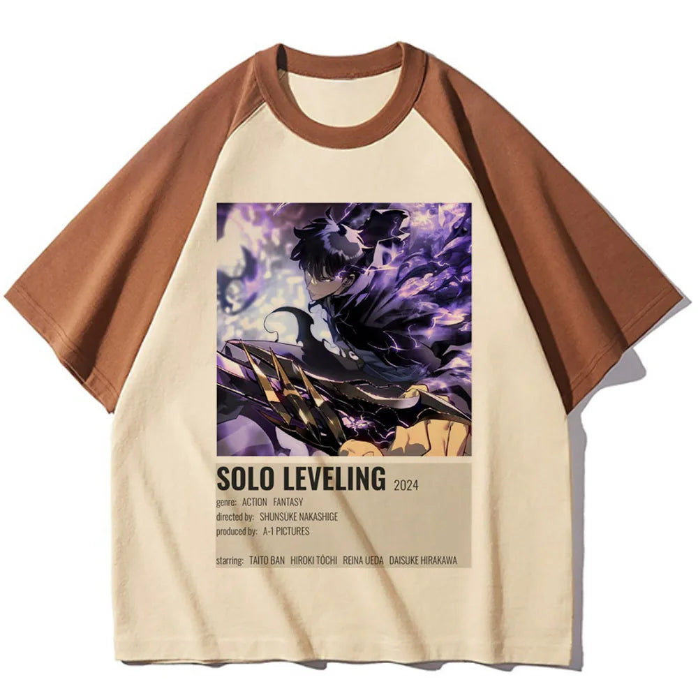 T-shirt Femme Solo Leveling Vintage - photo 21