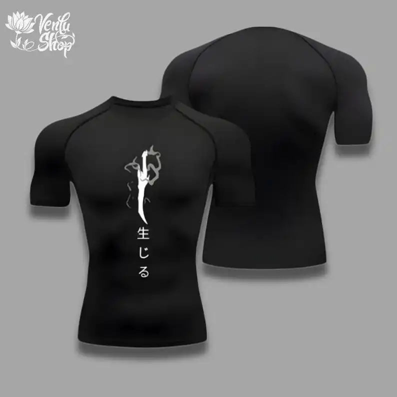 T-shirt de Compression Solo Leveling Sung Jin-Woo