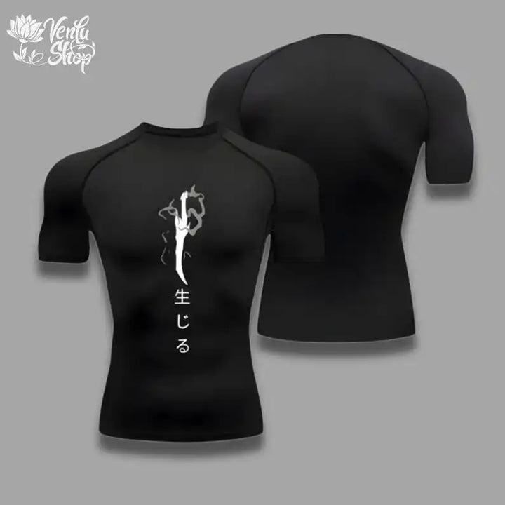 T-shirt de Compression Solo Leveling Sung Jin-Woo