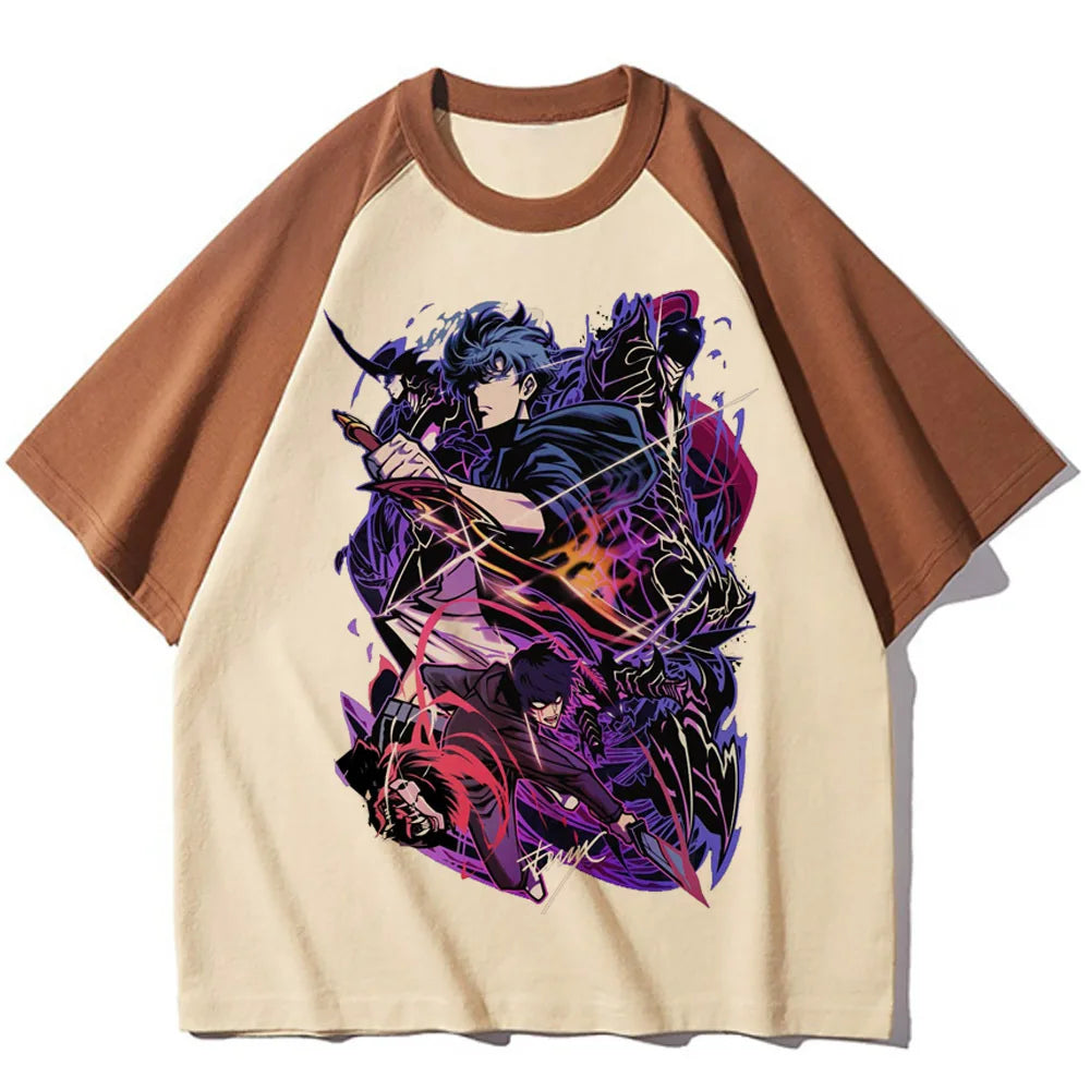 T-shirt Femme Solo Leveling Vintage - photo 8
